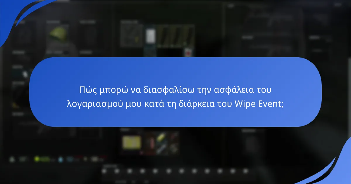 Ποια εργαλεία ασφαλείας συνιστώνται για τους παίκτες του Escape From Tarkov;